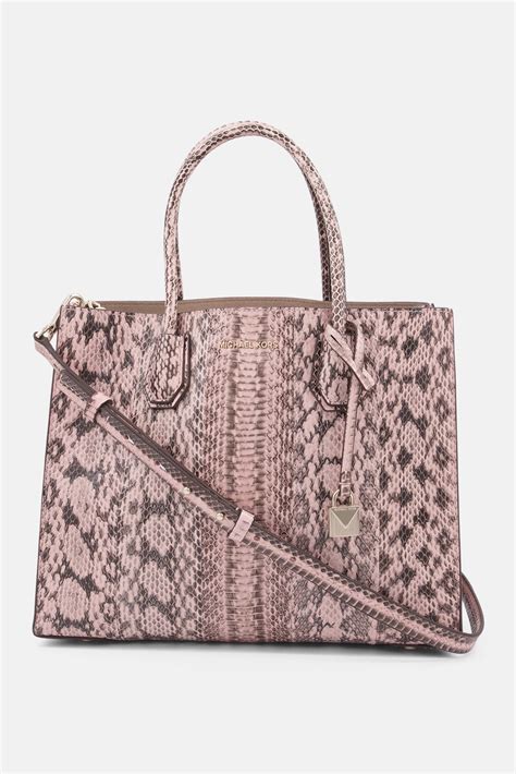 michael kors women's mercer mini tote|mercer large snakeskin tote bag.